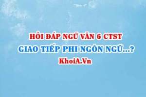 Phương tiện phi ngôn ngữ là gì? ví dụ? Ngữ văn lớp 6 CTST